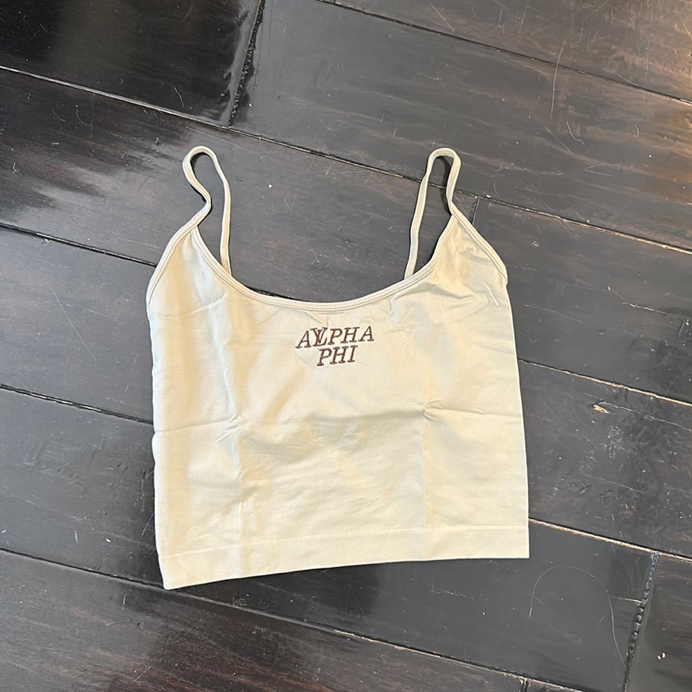 Alpha phi LV seamless tank ΑΦ